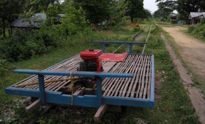 Bamboo Train in Battambang