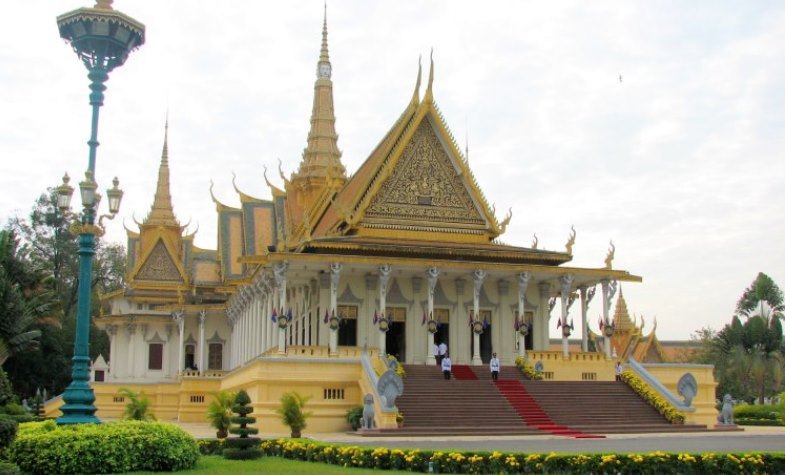 Phnom  Penh Royal Palace, capital of Cambodia