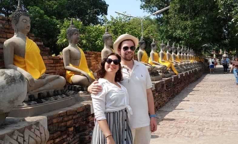 Day tour visiting Ayutthaya