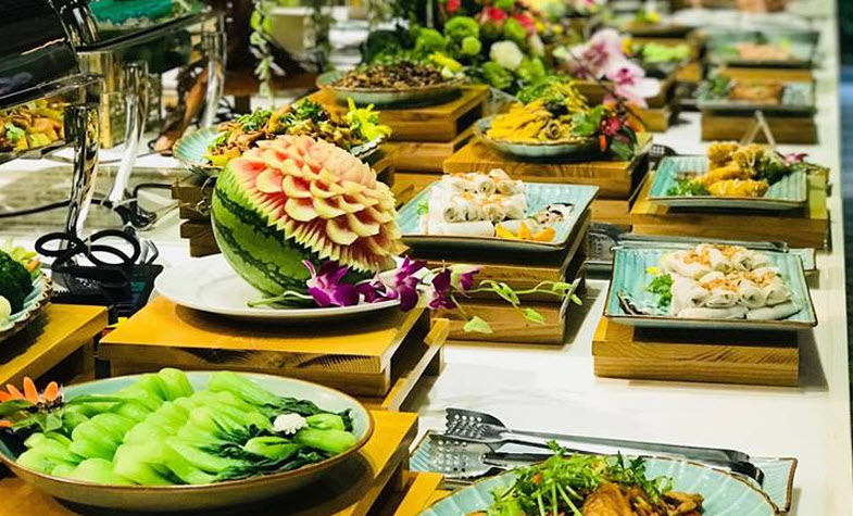 Best Hanoi vegetarian  restaurants, Huong Thien vegetarian restaurant
