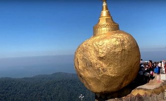 The golden rock, Myanmar