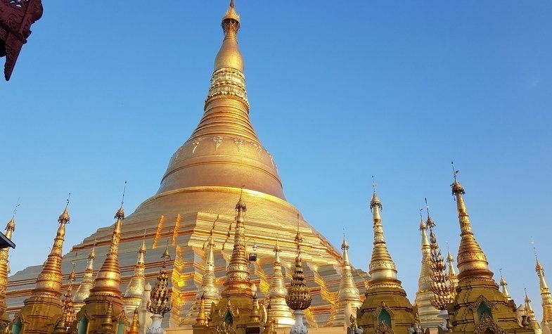 Shwedagon pagoda in Yangon