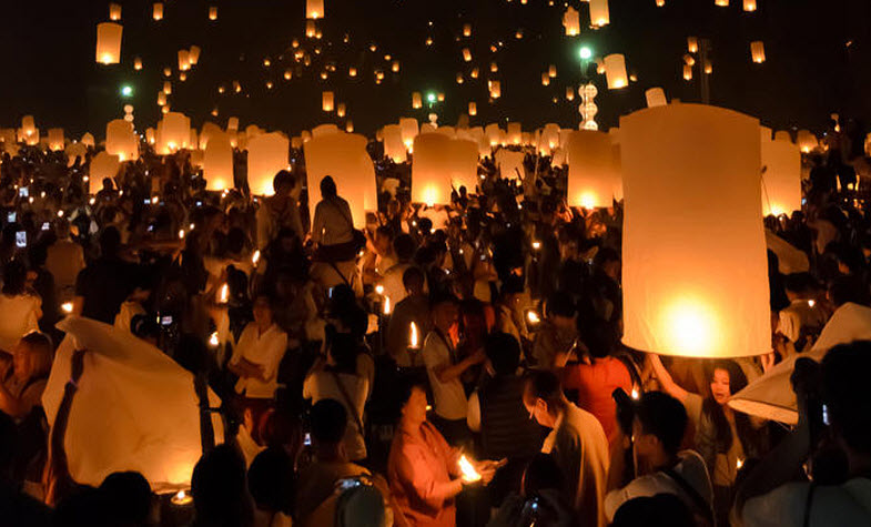 Exploring magical Thai lantern festival 2023