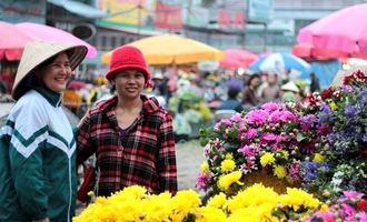 Hanoi flower market - Vietnam