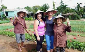 Farming with locals in Hoi An, Vietnam