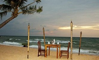 Candle light dinner on the beach of Phu Quoc