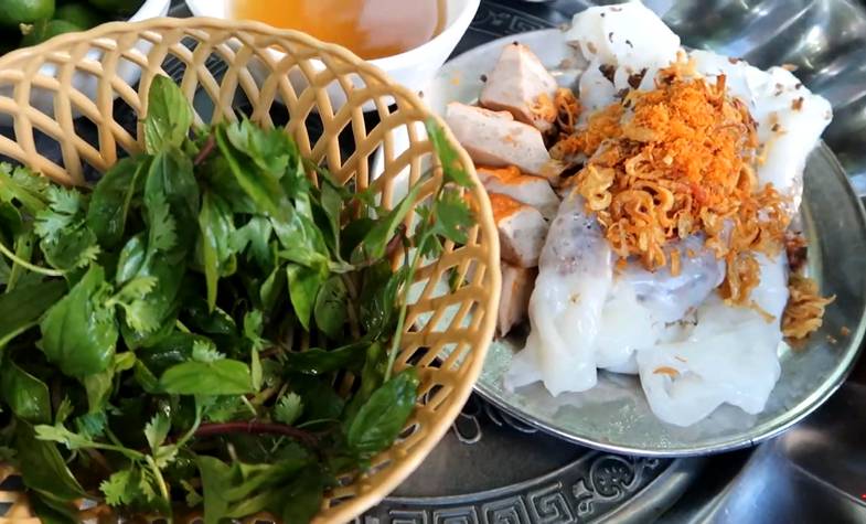 Banh cuon, Rolled rice paper with pork, Hanoi specialties