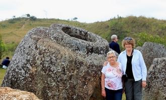 plain of jars, xiang khouang, laos