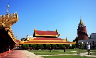 Royal palace, Mandalay, Myanmar travel