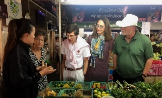 Visiting local market, Chiang mai, Thailand