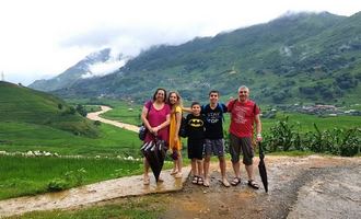 family travel, trekking Sapa, vietnam