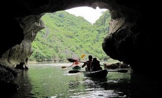 Kayaking, Halong bay, Vietnam tour & travel