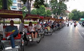 Cyclo ride, Hanoi, Vietnam tour & travel