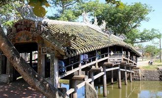 Ancient bridge, Hue, Vietnam