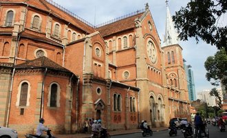 Nortre Dam cathedral, Ho Chi Minh City, Vietnam travel