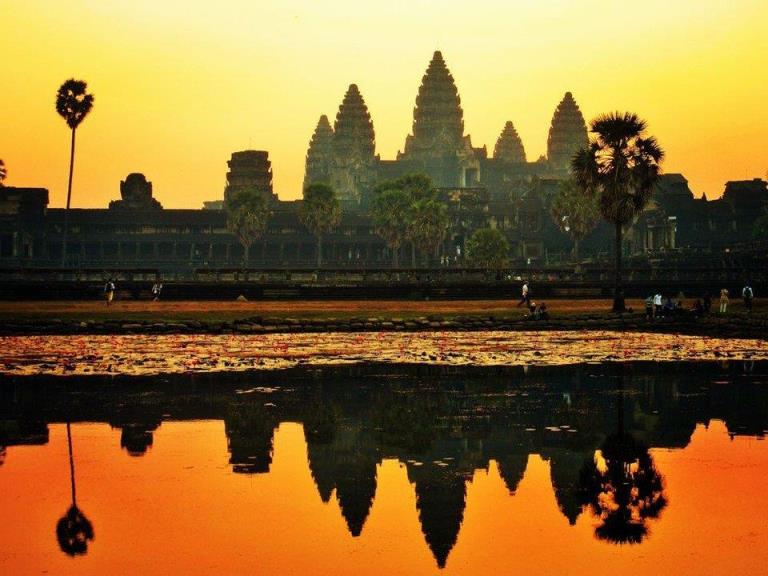 Angkor Wat from the front