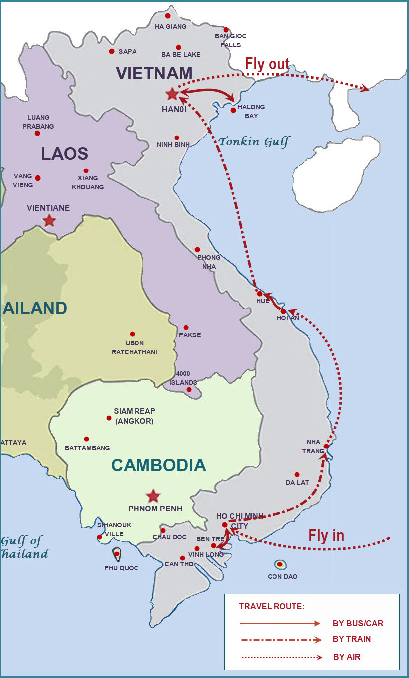 Vietnam gourmet tour 15 days south-north 