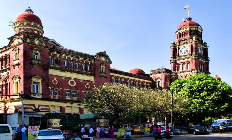 The Supreme Court Yangon, a taste of European
