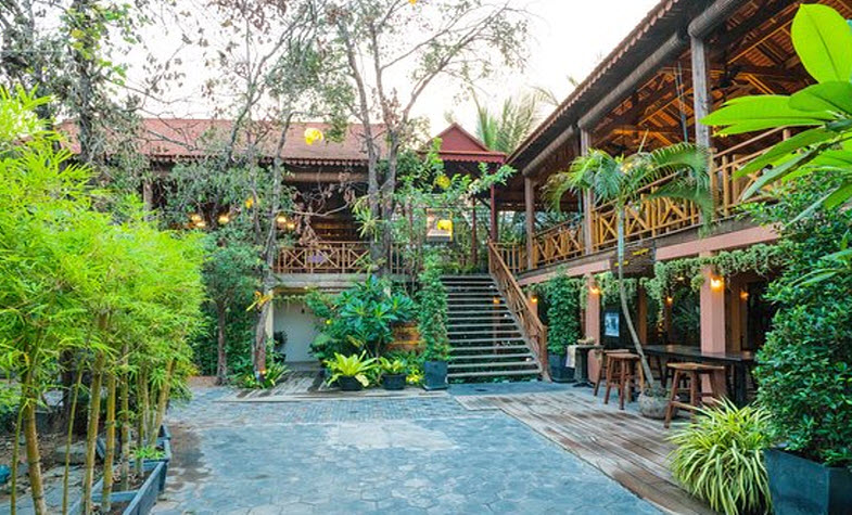 Changkran Khmer Restaurant,  one of the well-known Siem Reap restaurants