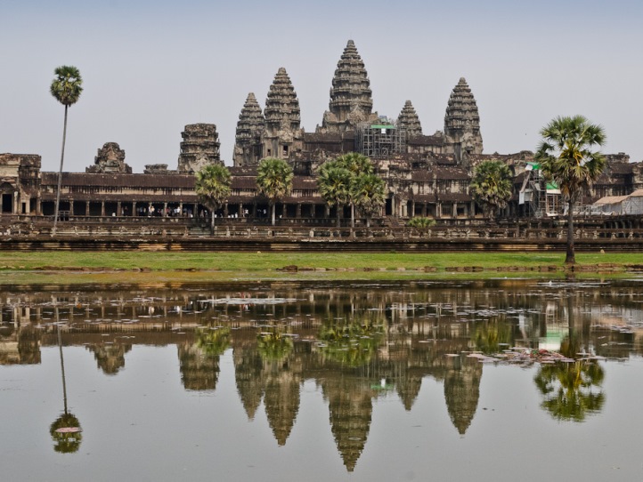 how majestic the famous Angkor Wat complex is