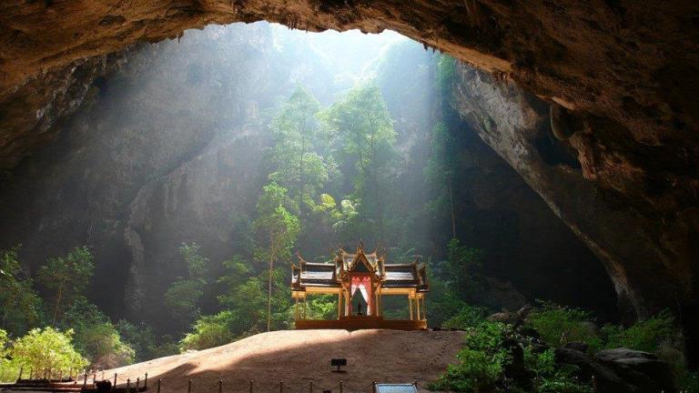 temple inside the cave