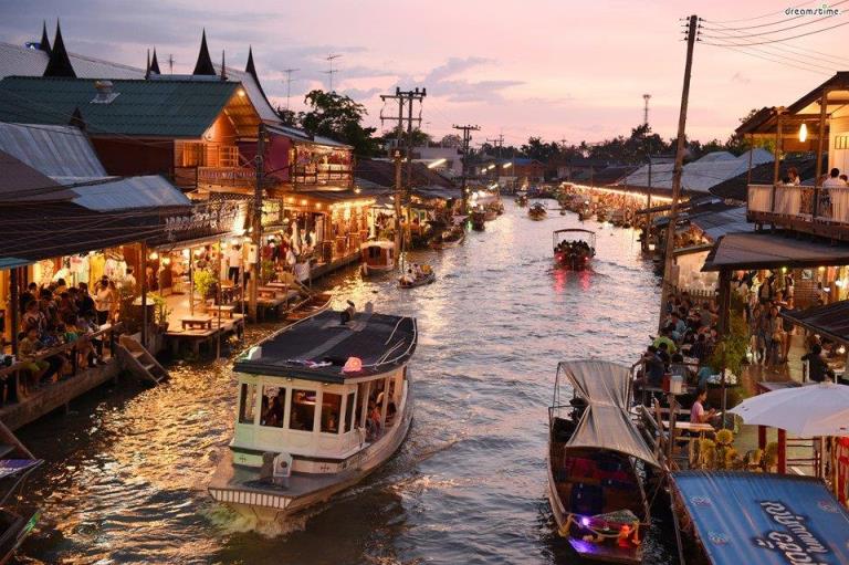 Bangkok floating market