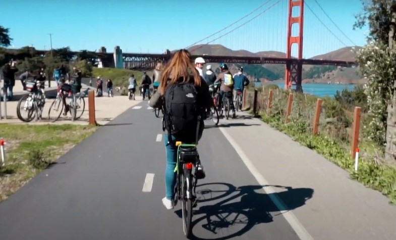 Cycling around San Fransisco