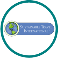 Sustainable travel international icon