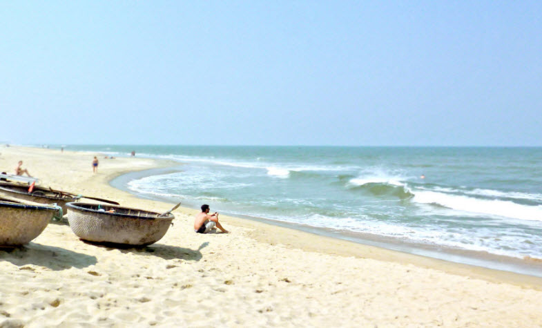 Famous beach in Hoi An - Cua Dai Beach