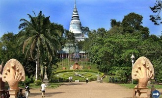 vietnam and cambodia tours, vietnam and cambodia tours, package holidays to vietnam and cambodia, holidays to vietnam and cambodia, Wat Phnom, Phnom penh, Cambodia travel