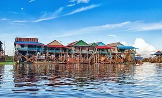 tonle sap, siam reap, cambodia