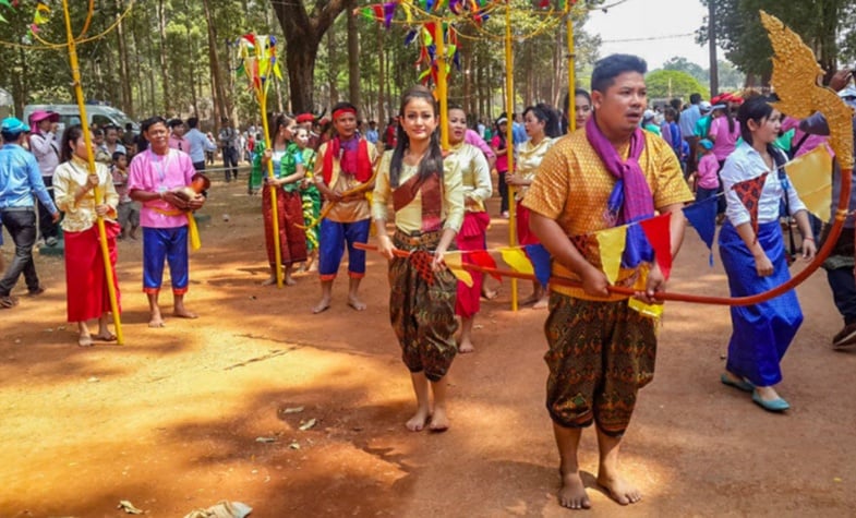 The Traditional Khmer New Year in Cambodia