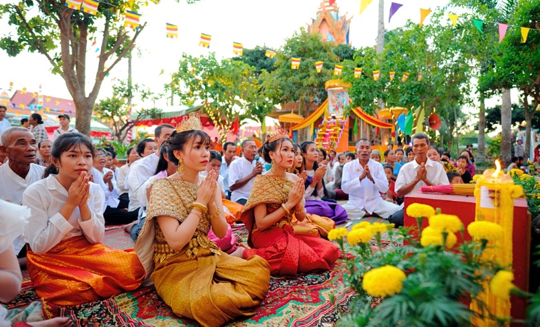Dress code for the Khmer New Year festival.