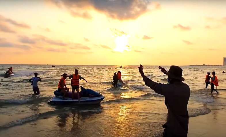 Sihanoukville beach cambodia