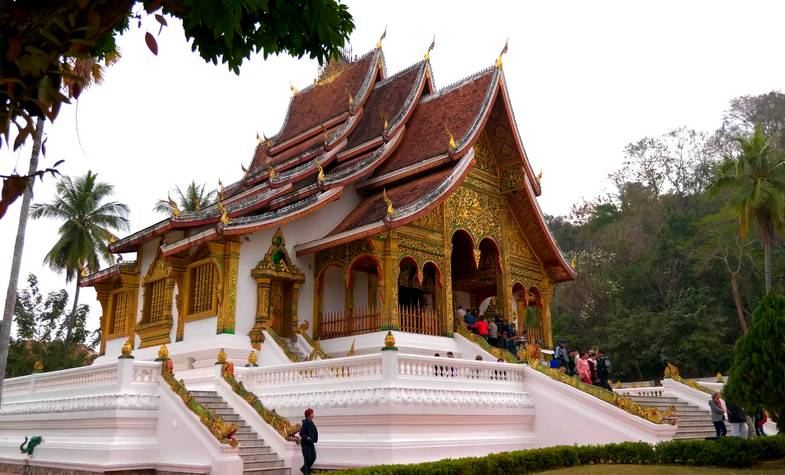Royal Palace in luang prabang laos
