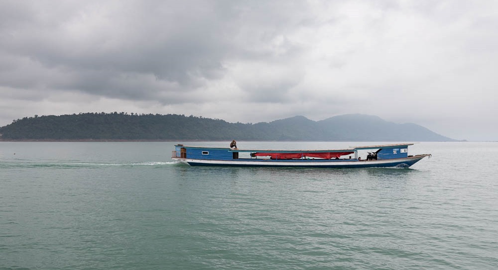 Boats on Nam Ngum lake