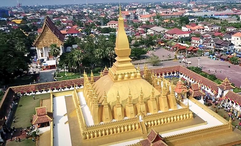 Laos, Pha That Luang, Vientiane