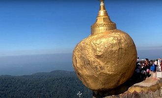 The golden rock, Myanmar