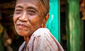 chin people, mrauk u, myanmar