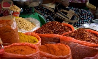 Local market, Yangon