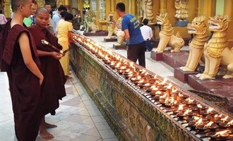 a temple in Yangon