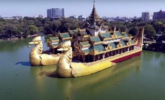 Karaweik Hall, Yangon, Myanmar