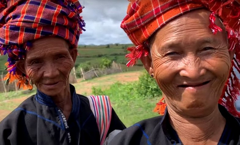 Ethnic people in Kalaw Myanmar