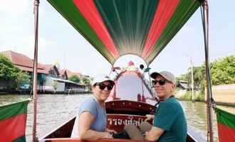 Boat cruise canal, Bangkok, Thailand