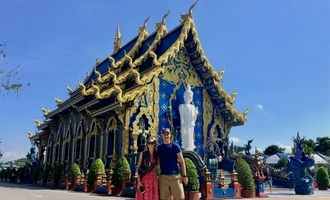 Blue temple, Chiang rai, Thailand