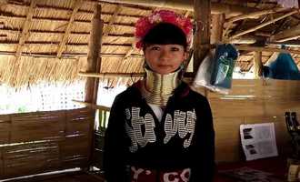 Karen hilltribe girl, Chiang Rai, Thailand