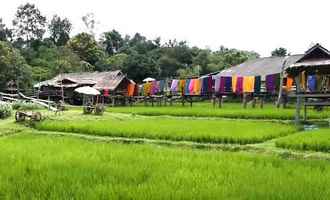 Country landscape, Nan, Thailand