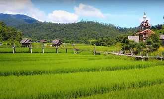 Pai landscape, Pai, Thailand