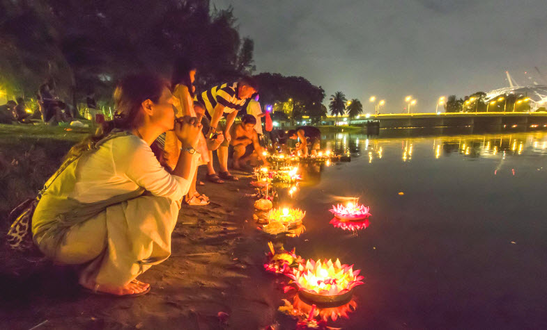 Thailand lantern festival, Loy Krathong festival