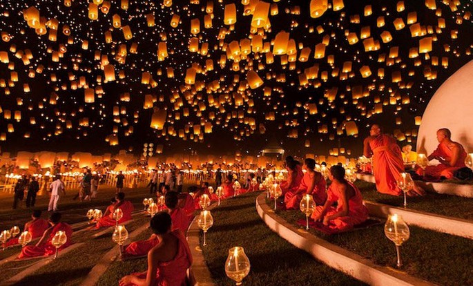 Thailand lantern festival, Yi Peng lantern festival